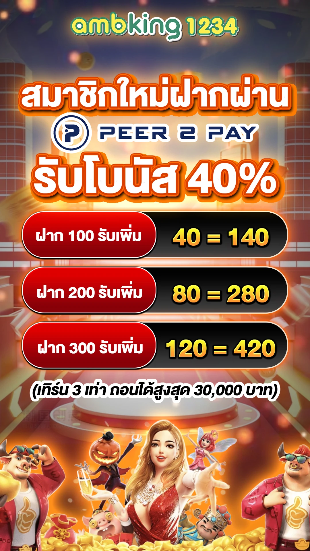 เว็บพนันออนไลน์อันดับ1 - แบนเนอร์โปรโมชั่น